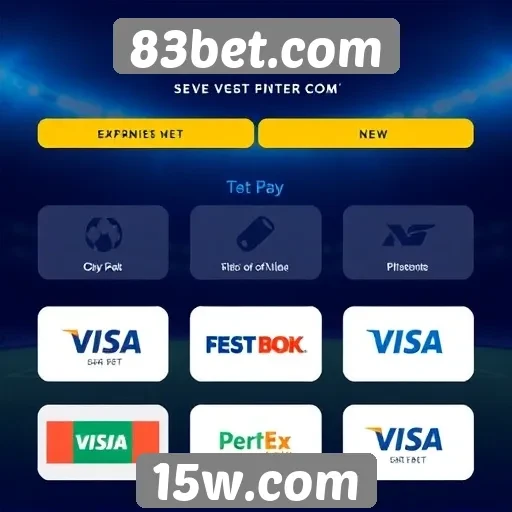 Métodos de pagamento oferecidos pelo 83bet.com